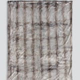 Silver Marten Faux Fur Throw by Heirloom