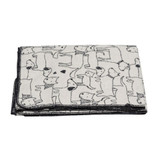 Toddler Blanket - Dogs Allover - Offwhite by David Fussenegger