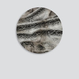 Silver Marten Faux Fur Plush Pod by Heirloom