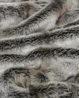 Close up of Silver Marten Faux Fur by Heirloom