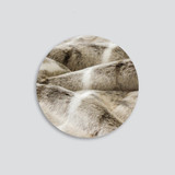 Mountain Rabbit Faux Fur Plush Pod by Heirloom