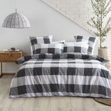 Alec Carbon Duvet Cover Set by Nu Edition