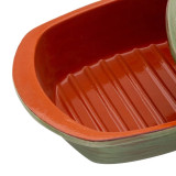 Roaster Lidded - Verde (39 x 24 cm) by Fratelli Coli