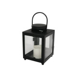 Lantern with LED Candle 13cm by Le Forge