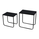 Dallas Rectangle Side Table Nest by Le Forge