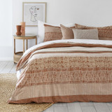 Commercial Darlington Terracotta Duvet Cover Set by Bambury