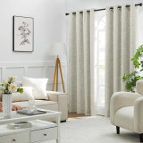 Weylands Blockout Eyelet Curtain by Filigree - Birch