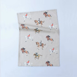 Equestrian Printed Tea Towel by MM Linen