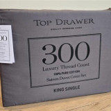 300TC Thread Count Graphite Sateen Duvet Cover Set by Top Drawer