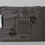 300TC Fitted Sheet Range by Top Drawer - Graphite