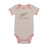 Infant Bodysuit - Pink Stripe by All Blacks