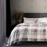 Charlie Ultraplush Blanket Nougat by Bambury