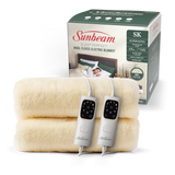 Sleep Perfect Wool Fleece Electric Blanket by Sunbeam