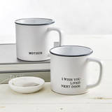Coffee Mug - I Wish You Lived Next Door by Santa Barbara Design Studio