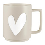 Matte Café Demi Mug - Heart by Santa Barbara Design St