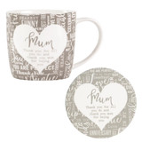 Mug & Coaster - Mum by Said with Sentiment