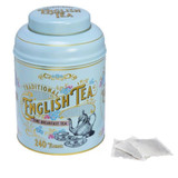 Vintage Victorian Tea Caddy - Powder Blue 240 Eb Teabags by New English Teas