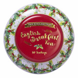 Festive Cow Tea Caddy - 80 EB Teabags by New English Teas