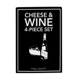 Cheese & Wine 4 Piece Book Box by Home Chapter