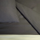 Flannel Sheet Fitted by Baksana - Charcoal