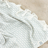 Anatolia Towel by Izzy and Jean - Silver Grey