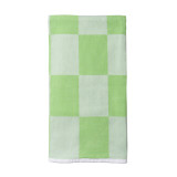 Checkerboard Towels by Izzy and Jean - Apple Green