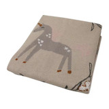 Cotton Baby Throw Unicorn by Le Forge