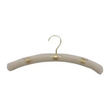 Velvet Bee Coat Hanger - Pearl/Gold by Le Forge