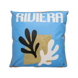Art Cushion Riviera - French Blue by Le Forge