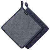 Denim Blue 2pk Pot Holder by Ladelle