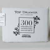 300 Thread Count 100% Cotton Sateen Sheet Sets by Top Drawer (45cm)