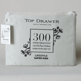 300 Thread Count 100% Cotton Sateen Sheet Sets by Top Drawer (45cm)