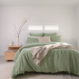 French Linen Duvet Cover Sage