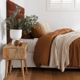 French Linen Duvet Cover Hazel
