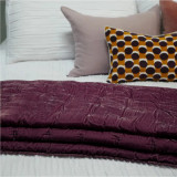 Cruz Velvet by Seneca - Aubergine