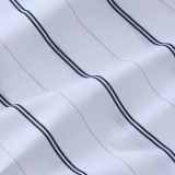 Cape Stripe Bluestone Duvet Cover Closeup