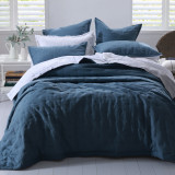 Laundered Linen Ocean Bedspread