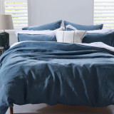 Laundered Linen Ocean Duvet Cover Set