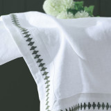 Bee Embroidered Table Cloth Closeup