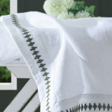 Bee Embroidered Table Cloth Closeup