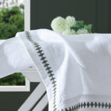 Bee Embroidered Table Cloth Closeup