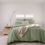 French Flax Linen Sage Standard Pillowcases