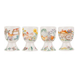 Garden Hens 4pk Egg Cup by Ashdene