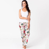 Tree of Life White Lounge Pants