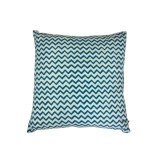 Chevron Striped Turquoise Cushion Cover