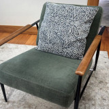Mosaic Indigo Cushion 45 x 45cm by Floressents