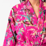 Paradise Hot Pink Kimono Robe