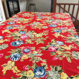 Rose Red Tablecloth