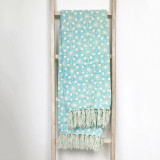 Mosaic Blue Throw