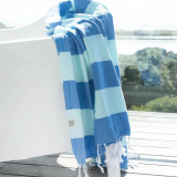 Santorini Towel Royal Blue Mint
